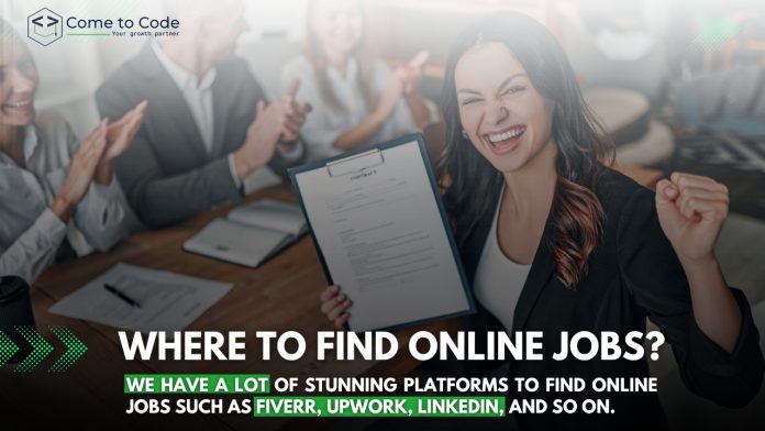 Where to find online jobs.